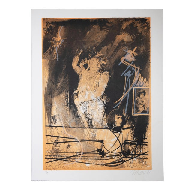 Nani Tedeschi, Oracle, Original Lithograph, 1970 For Sale