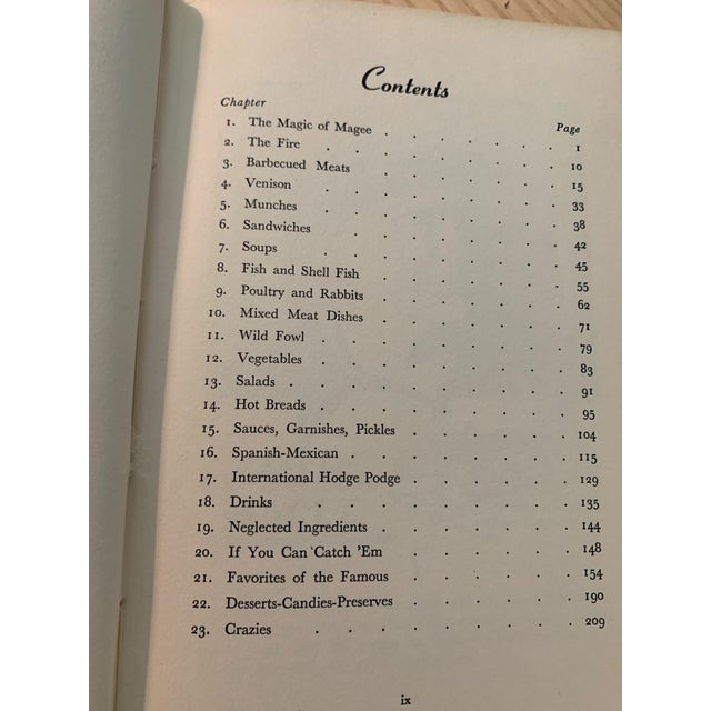 American 1949 Bill Magee's Western Barbecue Cookbook by Ed Ainsworth California Cowboy For Sale - Image 3 of 16