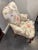 Beige Accent Chair Vintage French With Designer Embroidered Fabric For Sale - Image 8 of 10