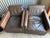 Authentic CAPPELLINI Italy Leather Armchairs Set (2) - Modern Designer Furniture