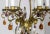 1940s Gilt Purple & Amber Fruit Crystal Chandelier For Sale - Image 9 of 12