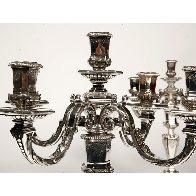 Regency Candlesticks in Sterling Silver from Fouquet Lapar For Sale - Image 6 of 10