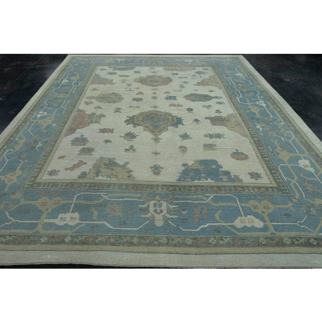Turkish Oushak Rug 10' x 12'9" #18599 Explore a curated collection of hallway runners, wool rugs, and handmade...