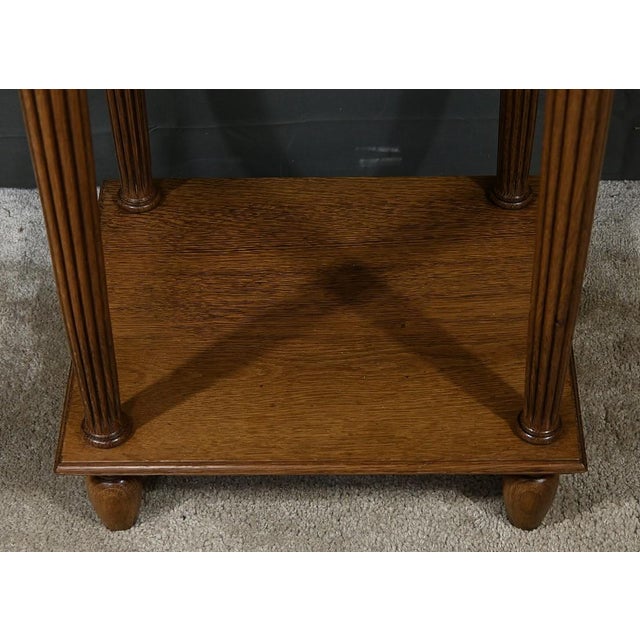 Vintage Bedside Table in Oak, 1930 For Sale - Image 12 of 18