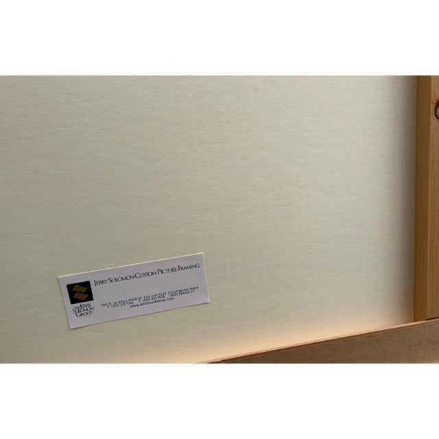 Late 20th Century Original Chinese Watercolor Winter Landscape Painting, Framed For Sale In Los Angeles - Image 6 of 6