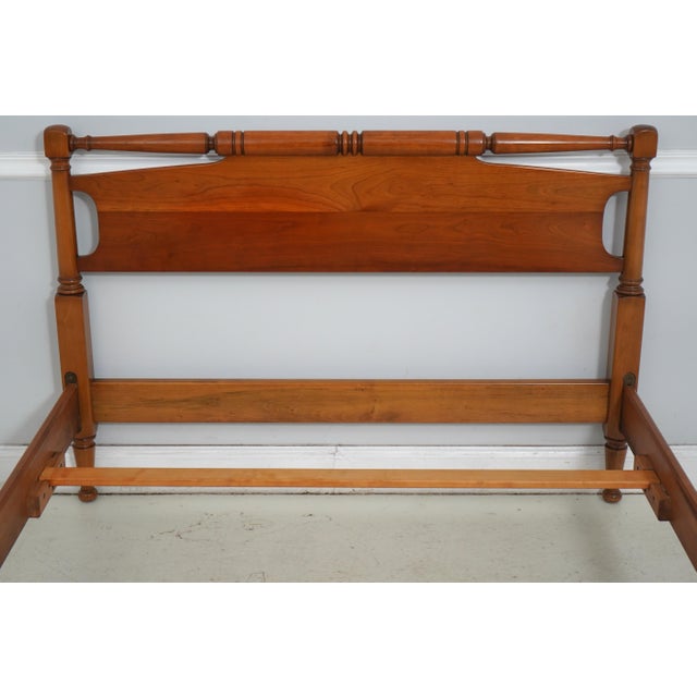 Traditional Stickley Full Size Cherry Valley Bed For Sale - Image 3 of 18