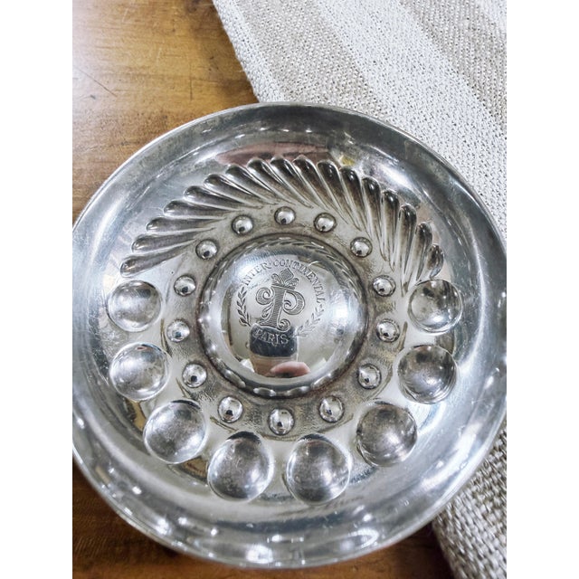 Christofle 1960s Christofle Silver Wine Tasting Cup From Intercontinental Hotel Paris For Sale - Image 4 of 8