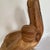 1970s Buddha Hand Carved Wooden Chair For Sale - Image 11 of 12