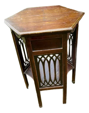 Early 20th Century Chinese Art Deco Hexagonal Table