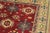 Textile Vintage Shirwan Red/Gold Wool Rug - 3'9''x5'6'' For Sale - Image 7 of 11