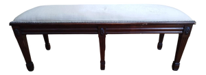 Louis XVI Fabric Piano Bench
