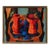 Tony Agostini Modernist Still Life With Pitcher, Vase and Fruit Painting For Sale