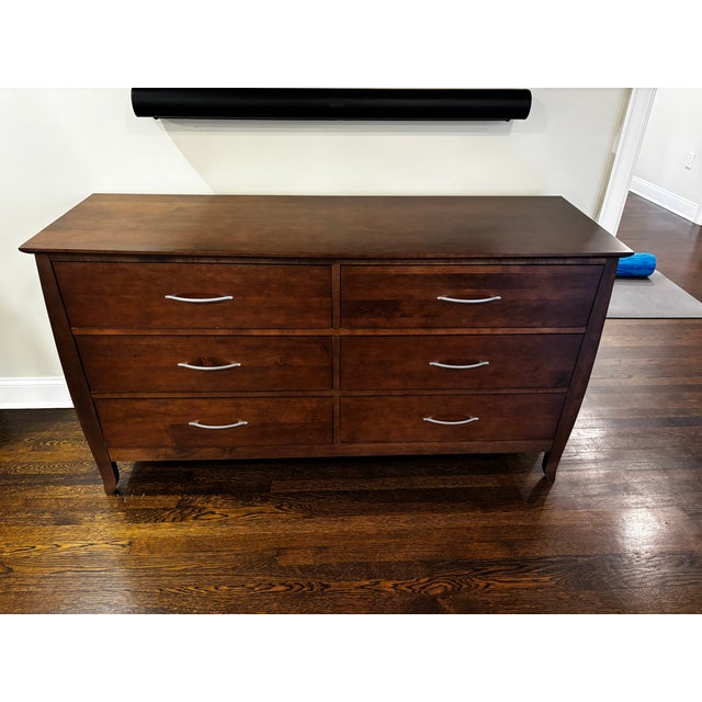 Wood Baronet Solid Wood Modern Queen Bedroom Set For Sale - Image 7 of 8