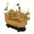 Gold Dragon Boat on Stand, C1950 For Sale