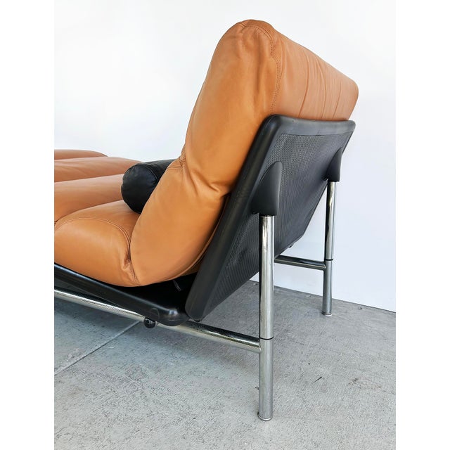 Roberto Tapinassi Dema Firenze Leather Chaise Longues. "Rataplan”, 1980s For Sale - Image 9 of 14