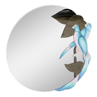 Hollywood Regency David Marshall Parrot Mirror For Sale