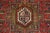 Karajeh Runner 3’2” X 10’2” Red Wool Semi-Antique Tribal Hand-Knotted Rug For Sale - Image 9 of 15