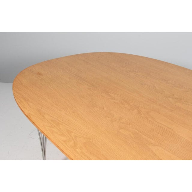 1980s Dining Table in Rosewood attributed to Arne Jacobsen for Fritz Hansen, 1980s For Sale - Image 5 of 8
