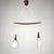 Mid-Century Modern Scandinavian Teak and White Glass Double Pendant Light, 1960s For Sale - Image 9 of 9