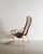 Swedish Mid-Century Wooden & Leather Eva Highback Armchair by Bruno Mathsson, 1960s For Sale - Image 3 of 9