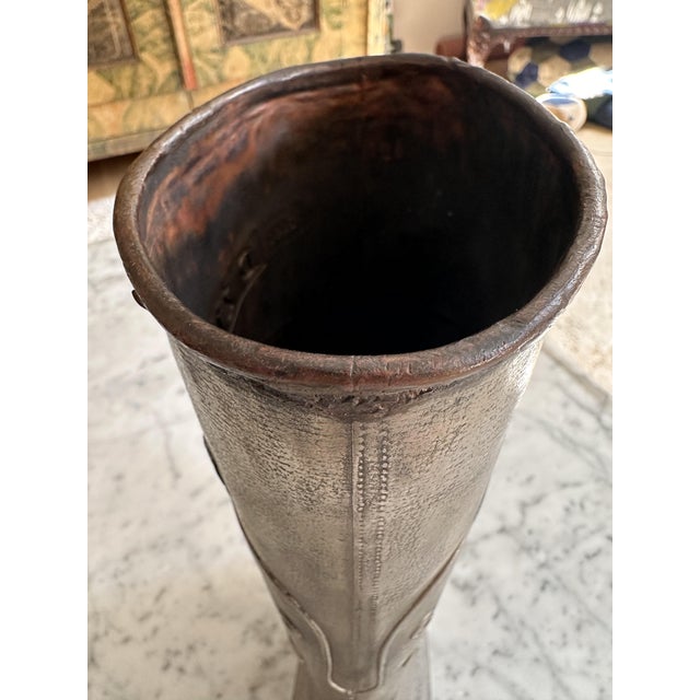 Metal Mid-20th Century Industrial Turkish Metal Boot Mold For Sale - Image 7 of 14