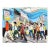 A La Rue - Original Contemporary Urban Mixed Media Painting on Canvas by Fabio Coruzzi For Sale