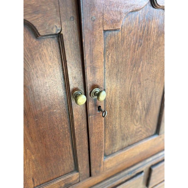 Early 19th Century English Oak Stable Cabinet/Hutch For Sale - Image 4 of 7