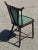 Turquoise Mahogany Side Chair For Sale - Image 6 of 7
