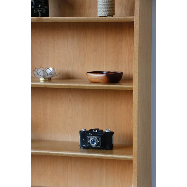 Vintage Scandinavian Oak Bookcase, 1960s For Sale - Image 15 of 18