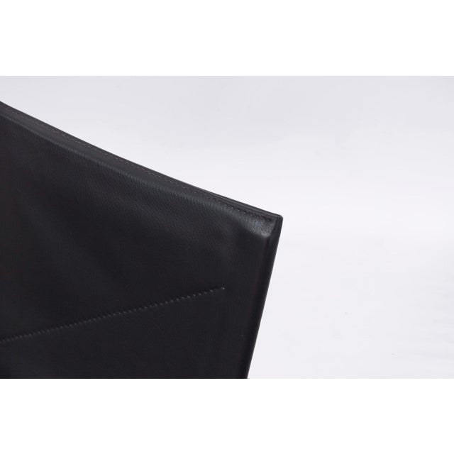 Vintage Black PK 22 Chair by Poul Kjærholm for Fritz Hansen, 1950s For Sale - Image 6 of 8