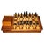 Vintage English Pattern Boxwood & Ebonised Chess and Draughts Set, circa 1950 A handsome mid-20th century English Pattern...