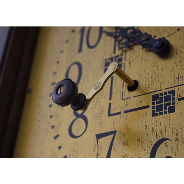 2000 - 2009 Stickley Mission Oak Arts & Crafts Grandfather Clock For Sale - Image 5 of 12