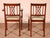 Superb set of 10 chairs and 2 armchairs in the Hepplewhite Revival style, crafted from English mahogany. A beautiful set...