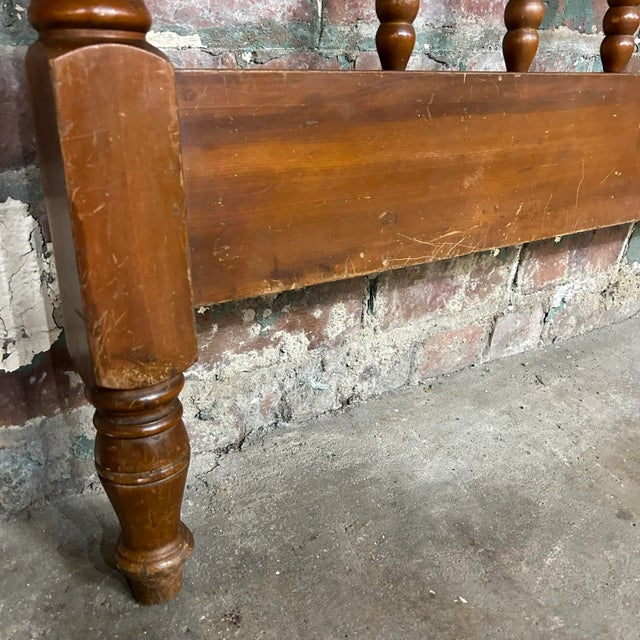 Wood Twin Size Jenny Lind Spool Bed Set For Sale - Image 7 of 12