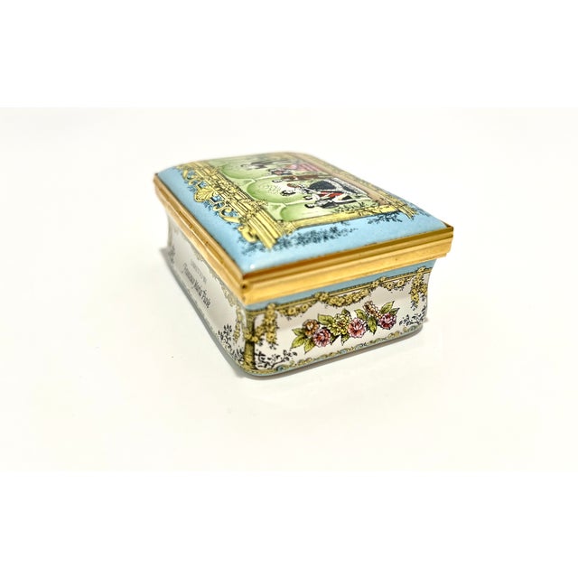 1980s 1980s Cartier Opera Collection Limited Edition (86/250) Enamel Copper Trinket Box La Traviata For Sale - Image 5 of 15