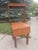 Vintage Butcher Block Work Table, With Hanging Rack, on Brass Castors For Sale - Image 15 of 15