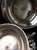 Metal Antique Anglo-Indian Hand-Chased Silver-Plate Pitcher & Pedestal Tankard Set - 5 Pieces For Sale - Image 7 of 9