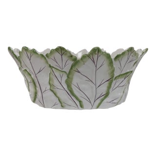 Mid 20th Century Raymor Leaf-Shaped Bowl for Flower Arranging For Sale