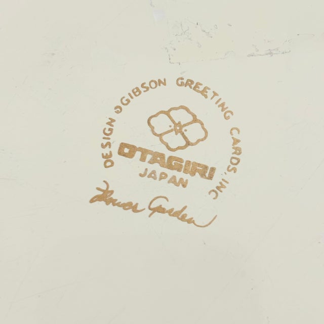 Yellow Lacquerware Floral Coaster Set For Sale - Image 12 of 13