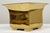 Vintage Postmodern Square Brass Cachepot Planter For Sale - Image 4 of 11
