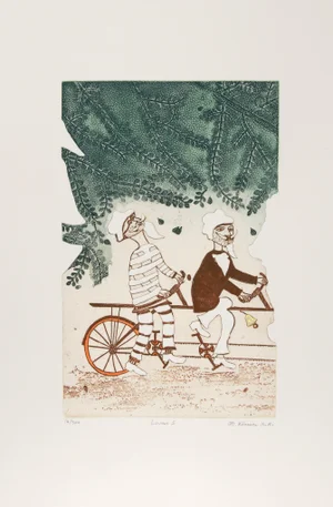 Mireille Kramer, Lovers I, Etching
