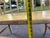 Vintage Early American Primitive Style Yellow Painted Deacon's Bench For Sale - Image 9 of 18