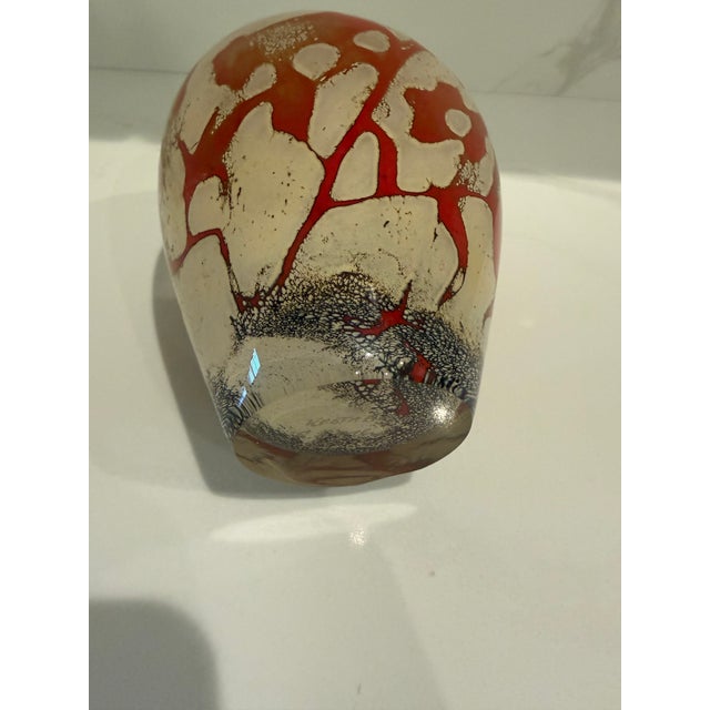 Kosta Boda Kosta Boda “Floating Flowers” Series Glass Vase — For Sale - Image 4 of 5