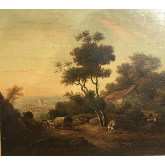 Julius Caesar Ibbetson 1759-1817 Old Master Painting English 18th Century This English school painting by Julius Caesar...