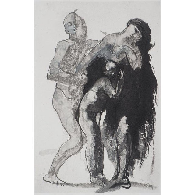 After Auguste Rodin, Nude, Pastoral, Engraving For Sale - Image 6 of 6