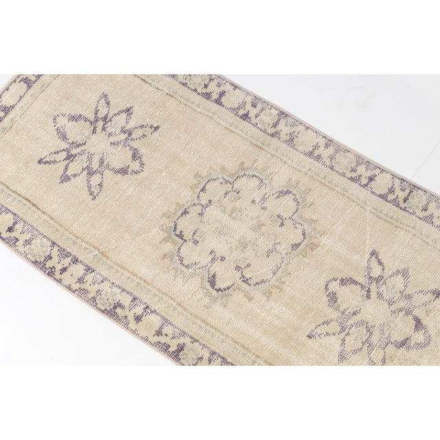 Textile Oushak Vintage Anatolian Runner For Sale - Image 7 of 9