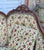 Cream Antique Victorian Walnut Serpentine Cream Floral Upholstered Sofa For Sale - Image 8 of 11