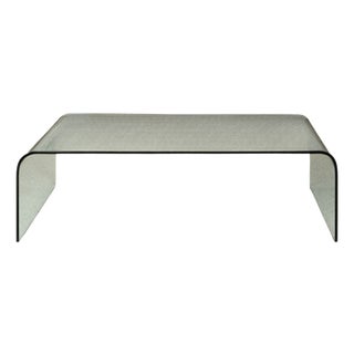 1950s Italian Glass Coffee Table by Pietro Chiesa for Fontana Arte For Sale