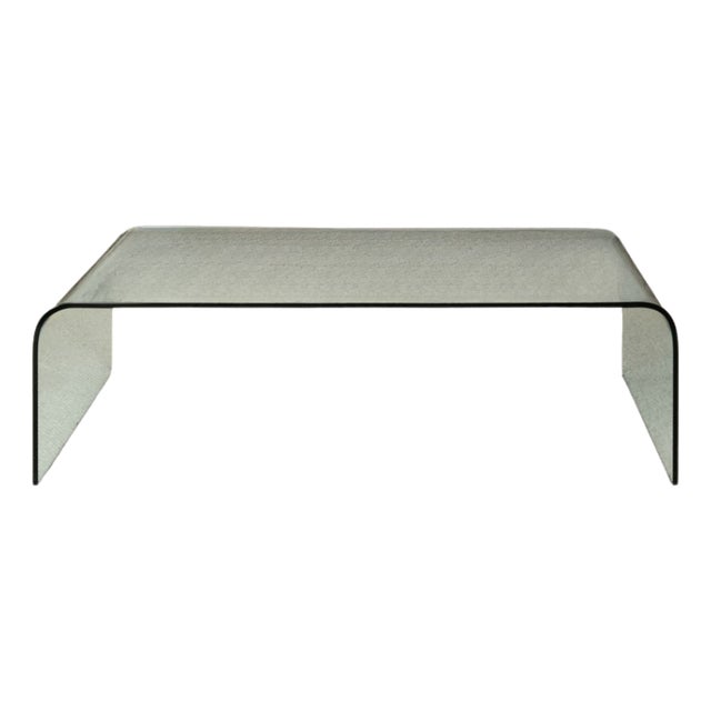 1950s Italian Glass Coffee Table by Pietro Chiesa for Fontana Arte For Sale