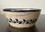 2020s Hand-Painted Studio Pottery Bowl With Cobalt Botanical Design For Sale - Image 5 of 10